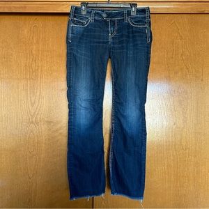 Silver Jeans Co Tuesday Bootcut Low Rise Jeans Size 31 HEMMED
